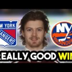 New York Rangers Win Their First Preseason Game Against The New York Islanders!