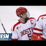 Bruins Defenseman Matt Grzelcyk Watches Alma Mater At Beanpot