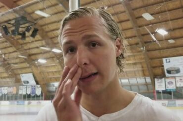 Anaheim Ducks' Hampus Lindholm on recovering from shoulder surgery