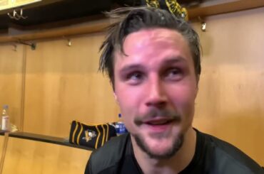 Erik Karlsson talks about his Penguins preseason debut