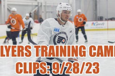 Philadelphia Flyers Training Camp Clips 9/28/23