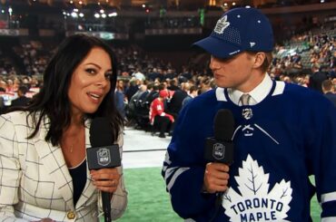 Maple Leafs pick Rasmus Sandin kept it simple before draft