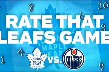 Michael Hutchinson shuts out Oilers as Leafs win! | Rate That Leafs Game #23 | TOR 3, EDM 0