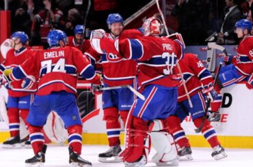 Canadiens net four goals in dramatic comeback