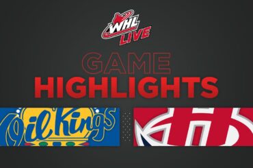 WHL Highlights: Oil Kings (4) at Hurricanes (2) - November 19, 2022