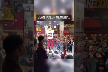 The Commanders unveil a Sean Taylor memorial on the 15th anniversary of his death