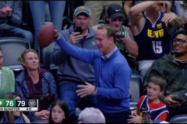 Peyton Manning Shows He Can Still Throw It Deep During Nuggets Game