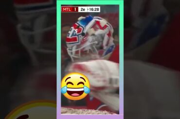 Habs vs Devils Embarrassing Sam Montembeault Goal | #NHL #HABS #cringe