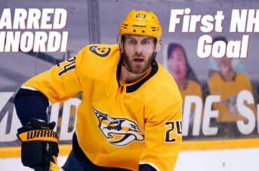 Jarred Tinordi #24 (Nashville Predators) first NHL goal Jan 29, 2020