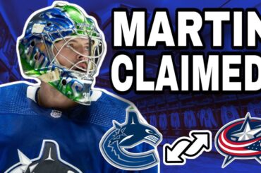 Columbus Blue Jackets Acquire Spencer Martin from Vancouver Canucks (Goalie Insurance Policy!)