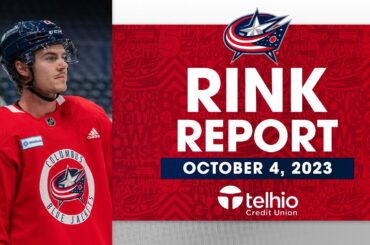 Adam Fantilli and Kent Johnson bring CREATIVITY,  Patrik Laine at CENTER 🤯  | Rink Report (10/4/23)