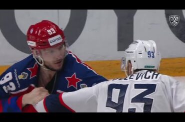 KHL Fight: Sergeyev VS Belevich