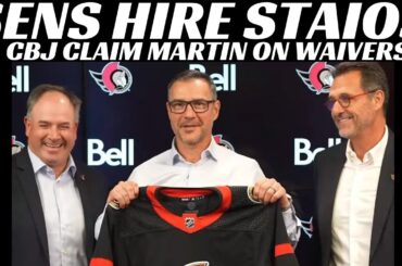 NHL Waivers News: CBJ Claim Spencer Martin & Ottawa Senators Hire Steve Staois