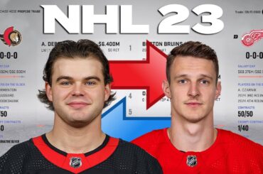 NHL 23 - DEBRINCAT TO DETROIT TRADE SIMULATION