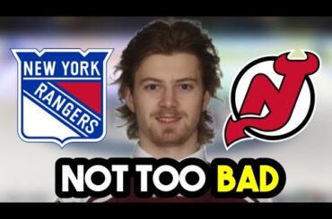 New York Rangers Lose A CLOSE GAME To The New Jersey Devils!