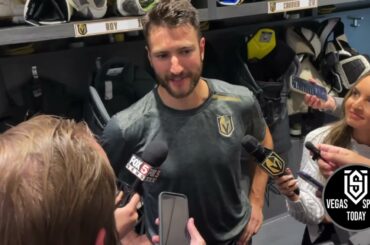 NICOLAS ROY SPEAKS ON GOLDEN KNIGHTS COMEBACK WIN OVER THE AVS; DAYS BEFORE BANNER NIGHT