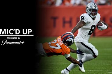 ‘I Can’t Wait To Get Hit’: Josh Jacobs Mic’d Up vs. Denver Broncos, Presented by Paramount+ | NFL