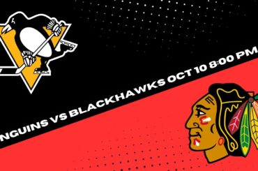 Penguins vs Blackhawks Prediction, Pick and Odds | NHL Hockey Pick for 10/10