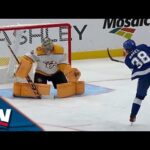 Brandon Hagel Beats Juuse Saros For The First Penalty Shot Goal Of The Year