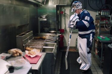 Andrei Vasilevskiy funny Bauer commercial