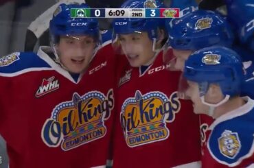 Vladimir Alistrov 1G vs Swift Current | Sep 28 2018 | First WHL Goal