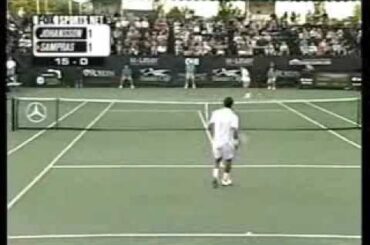 Pete Sampras great shots selection against Thomas Johansson (Long Island 2001 SF)