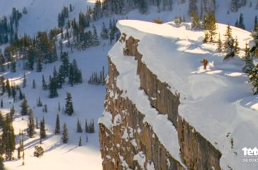 World Record Ski Jump - 255 Foot Cliff