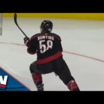 Michael Bunting Pots His First Goal In Hurricanes Debut vs. Senators