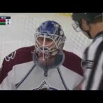 Varlamov's glove leaves Pominville looking skyward in disbelief