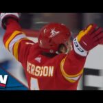 Flames' Rasmus Andersson Joins Rush To Snipe Short-Handed Goal vs. Jets