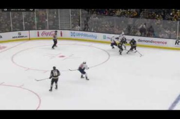 Jakub Lauko gets an assist on Lucic's goal vs Capitals (NHL Pre-season 2023)