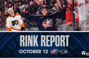 Columbus Blue Jackets host the Philadelphia Flyers on Opening Night 2023 🤩 | Rink Report (10/12/23)