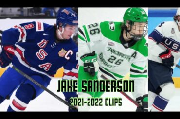 Jake Sanderson Clips | NCAA, World Juniors, and Olympic Games