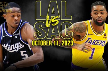 Los Angeles Lakers vs Sacramento Kings Full Game Highlights | October 11, 2023 | FreeDawkins