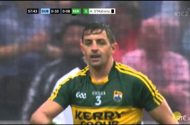 Aidan O'Mahony Black Card Cynical Foul :Dublin vs Kerry All Ireland Football Final 2015