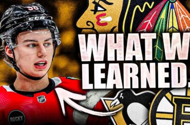 CONNOR BEDARD: WHAT WE LEARNED FROM HIS 2 NHL GAMES… (Chicago Blackhawks, Penguins, Bruins) NHL News