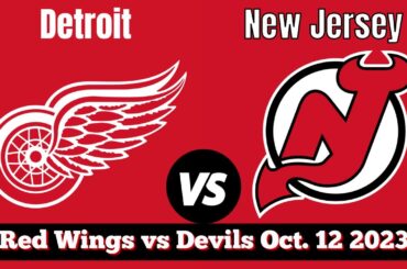 Detroit Red Wings vs New Jersey Devils | Live NHL Play by Play & Chat