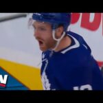 Noah Gregor Showcases Maple Leafs' New Goal Song With Tally vs. Canadiens