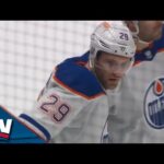 Leon Draisaitl Snipes From Sharp Angle Off Connor McDavid Feed To Put Oilers On Board