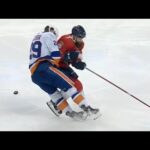 Radko Gudas Big Hit On Nelson, Drops Gloves With Kyle Palmieri NHL Scrap 11/16/21