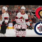 Zach Sanford shipped to Winnipeg Jets for 5th Round Pick