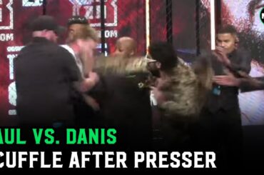 Dillon Danis and Logan Paul Scuffle After Presser; Fight in jeopardy due to cut!?