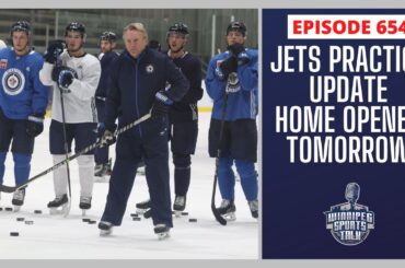 Winnipeg Jets practice ahead of tomorrow's home opener vs. Florida, Nikolaj Ehlers practicing PART 2