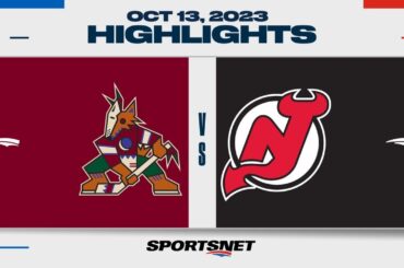 NHL Highlights | Coyotes vs. Devils - October 13, 2023