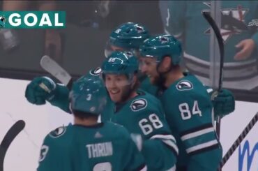 Filip Zadina scores his first goal as a Shark (10/12/2023)