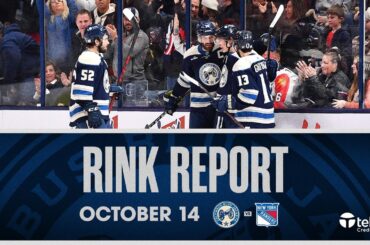 Johnson and Olivier return for Columbus Blue Jackets vs. New York Rangers | Rink Report (10/14/23)