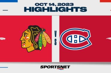 NHL Highlights | Blackhawks vs. Canadiens - October 14, 2023