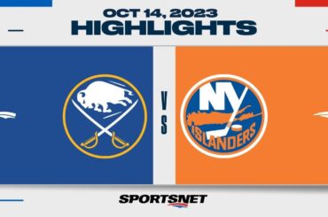 NHL Highlights | Sabres vs. Islanders - October 14, 2023