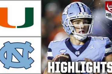 Miami Hurricanes vs. North Carolina Tar Heels | Full Game Highlights