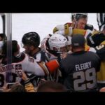 Scrum Ensues After Sam Carrick Elbows Brayden McNabb #Request